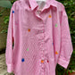 Oversize Style Shirt PacMan pink