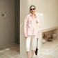 Cross stitch Queen shirt Pink