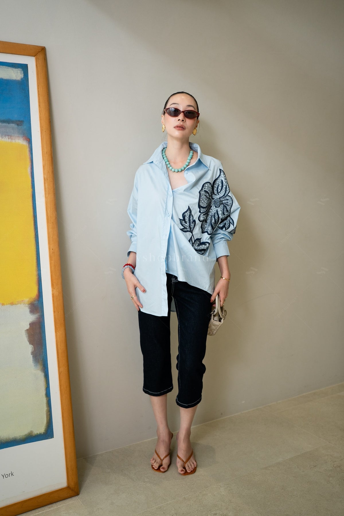 Floretta shirt Blue