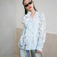 Cannes Flora Shirt Blue