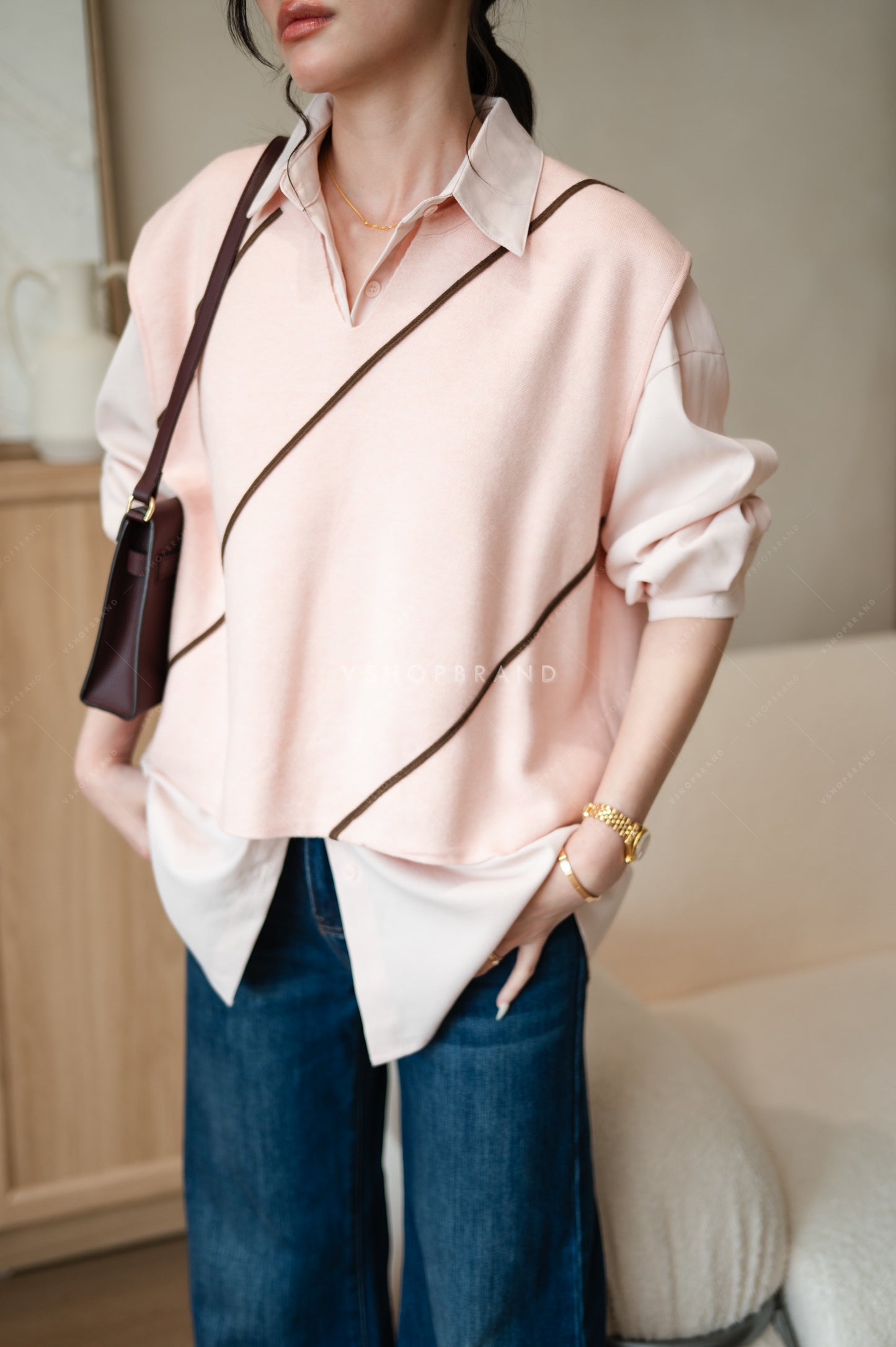 The Desire Tier Shirt pink