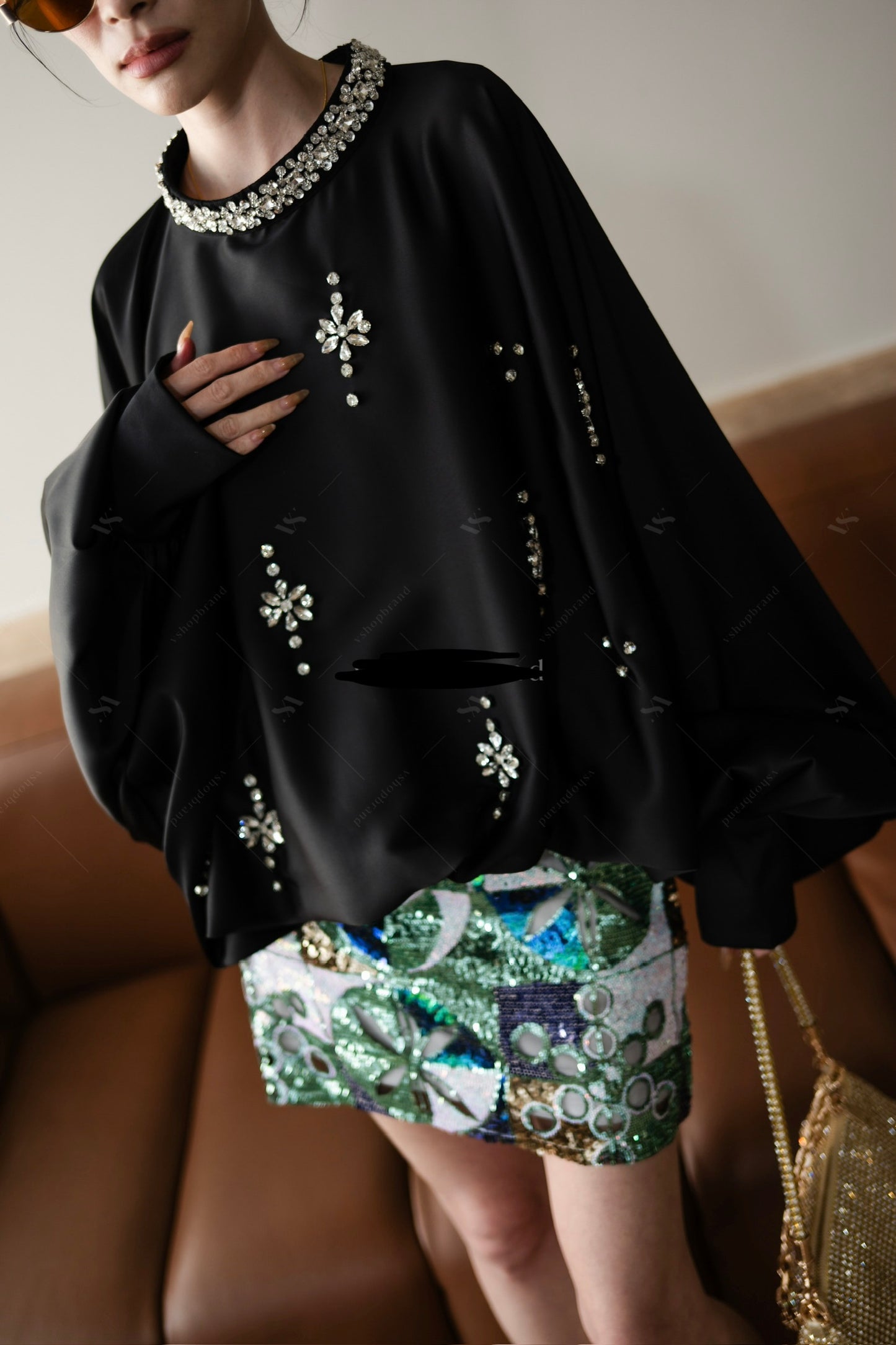 Jewelled princess Black