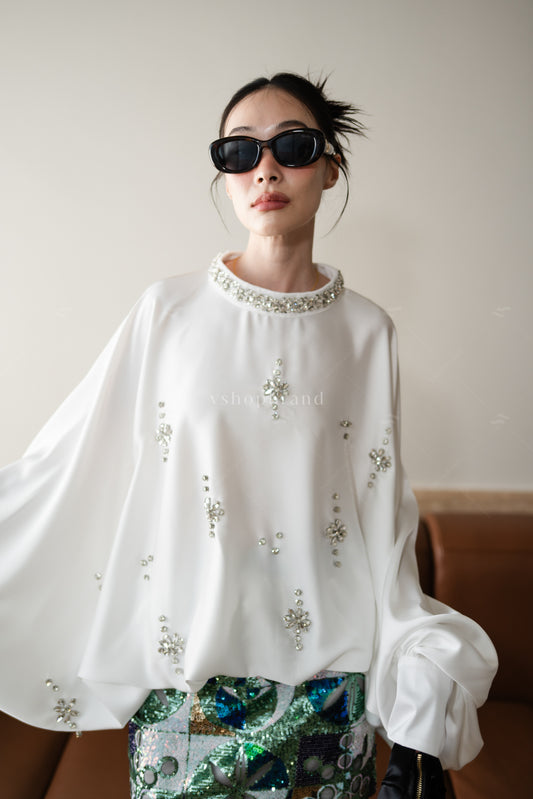 Jewelled princess White