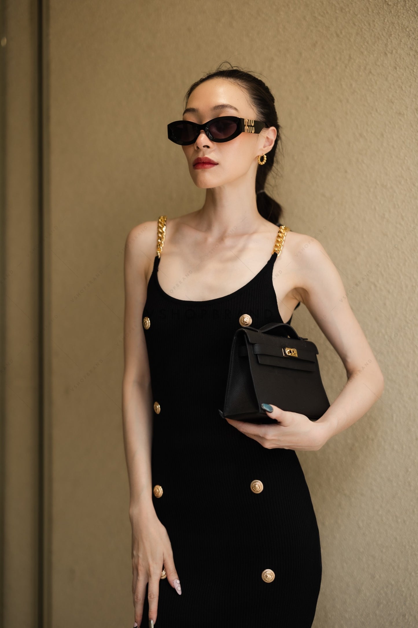 The Milan Dress Black