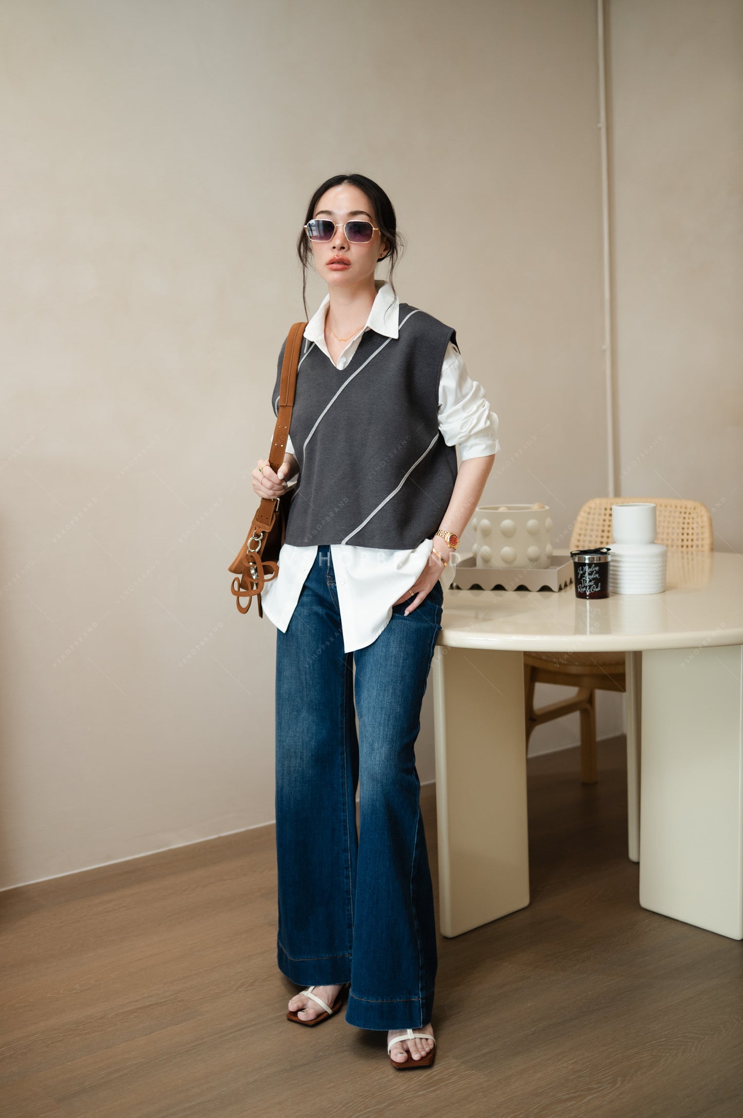 The Desire Tier Shirt Grey