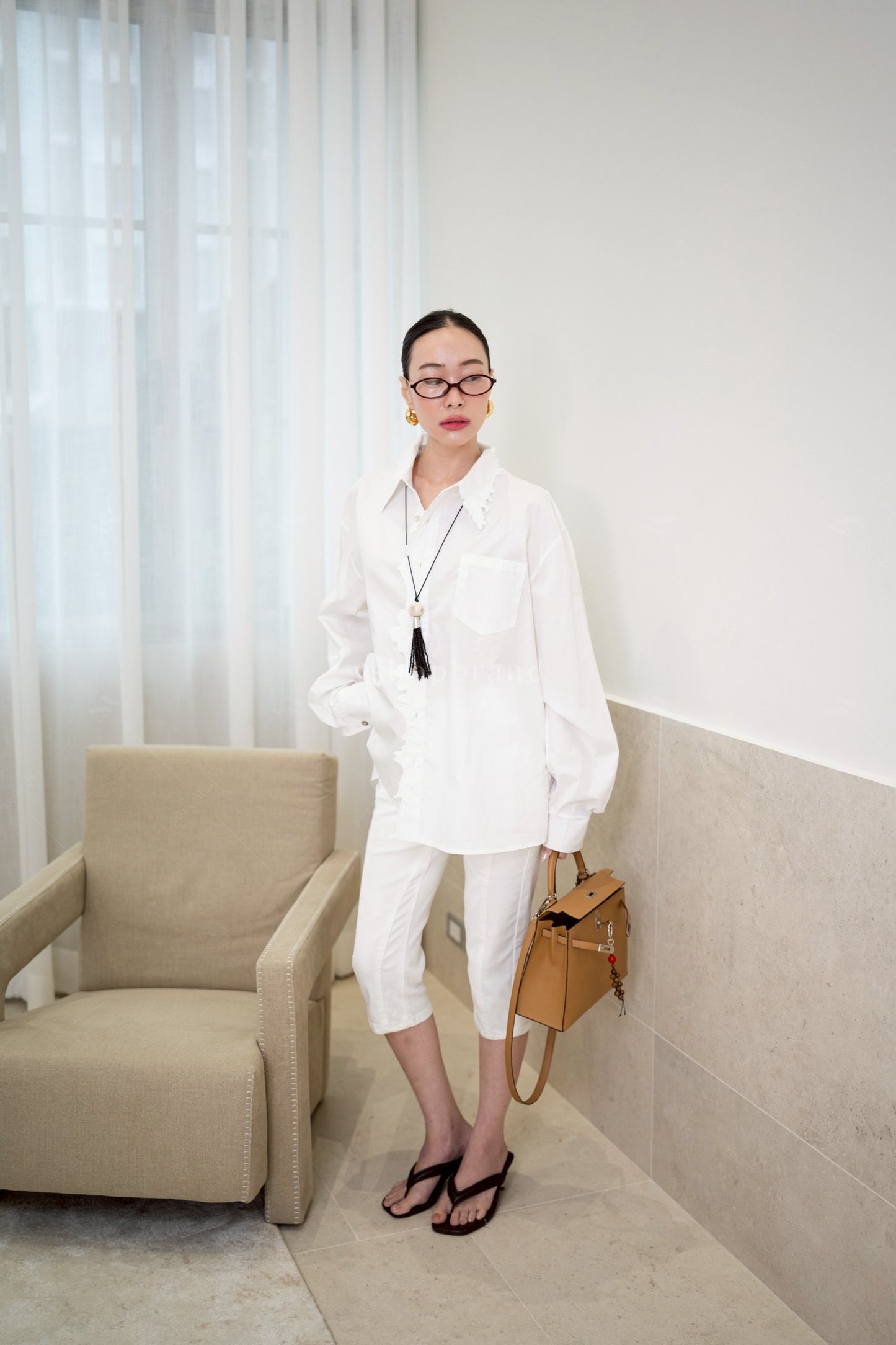 The Serene shirt white