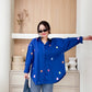 Oversize Style Shirt PacMan BLUE