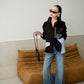 Three Tier Shirt Black