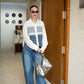 Striped Love White