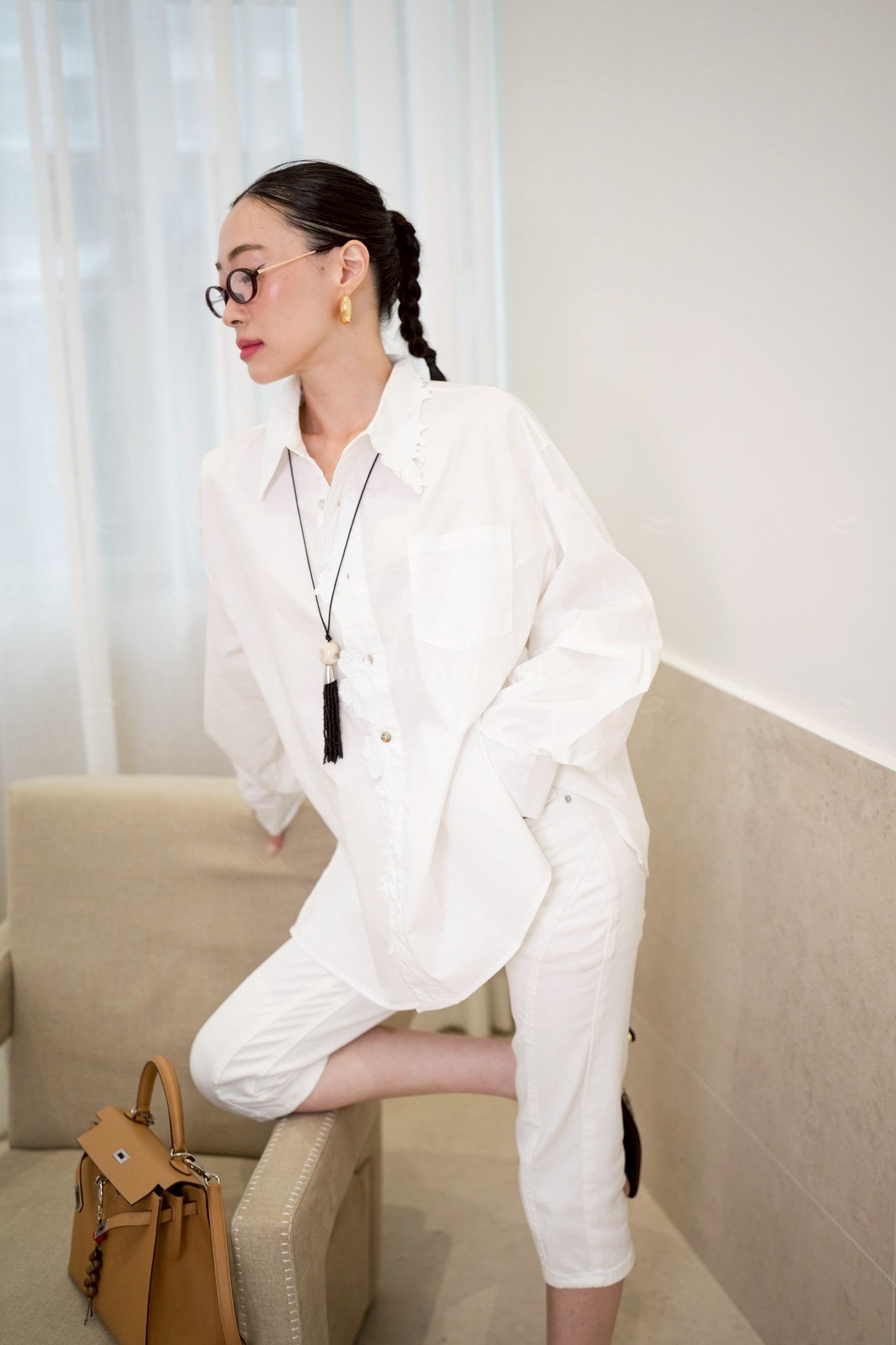 The Serene shirt white