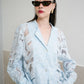 Cannes Flora Shirt Blue