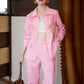 The Desire Co-ord Set pink