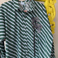 Flirty striped shirt Green