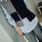 Three Tier Shirt and Sweater blue