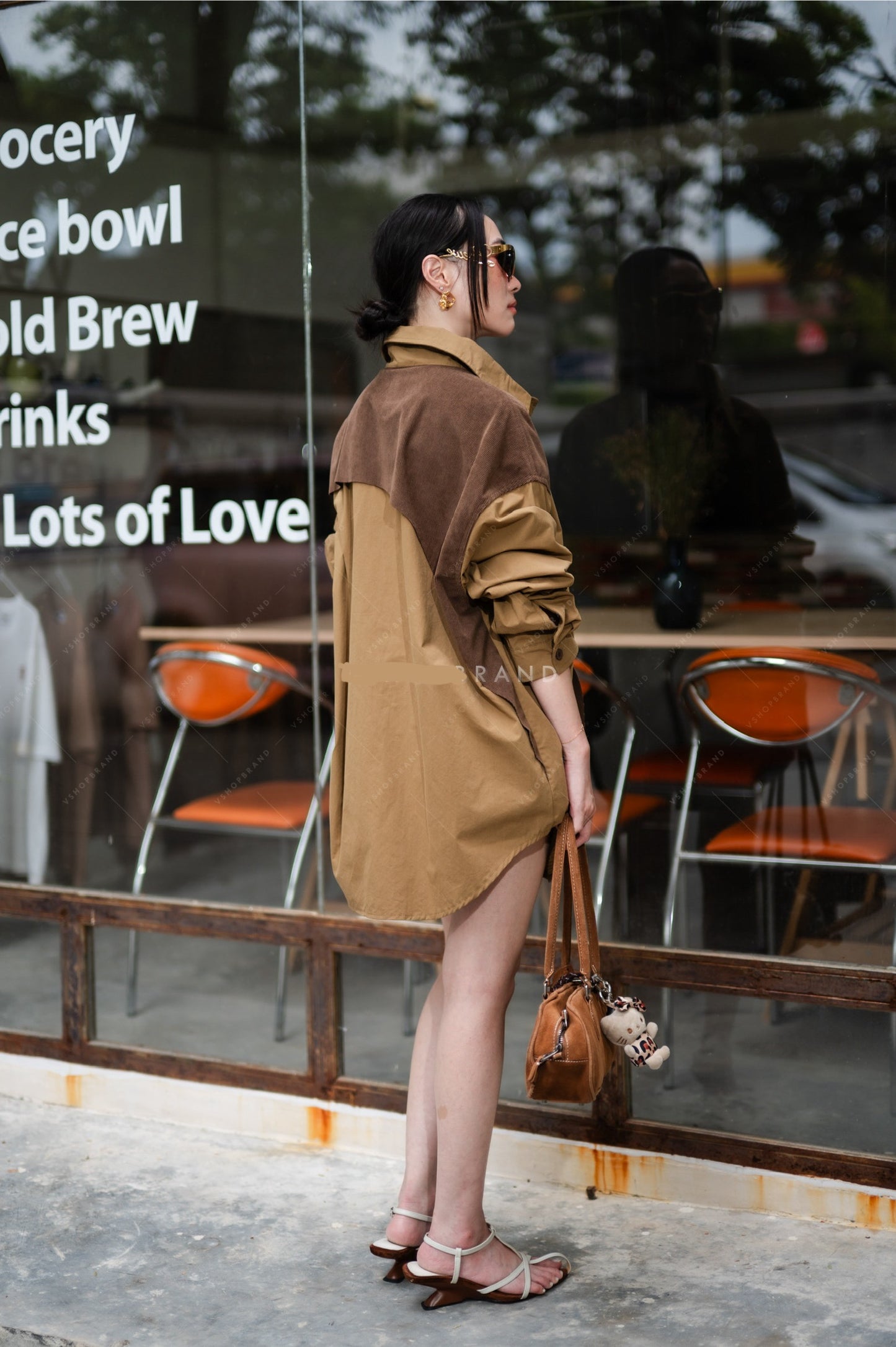 The ziva shirt Brown