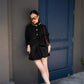 Bejewelled Shirt BLACK