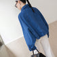 Denim Desire Shacket Blue Dark