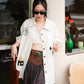 Frida shirt navy white