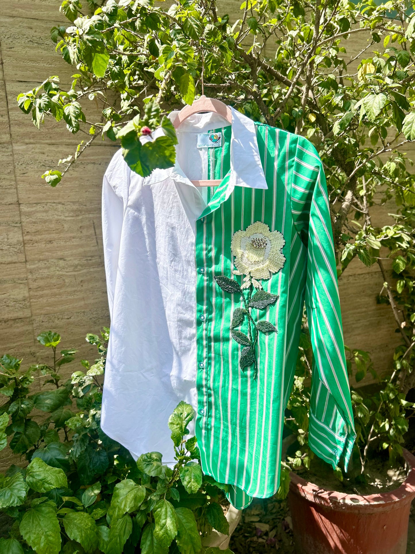 Call me Rose Shirt Green
