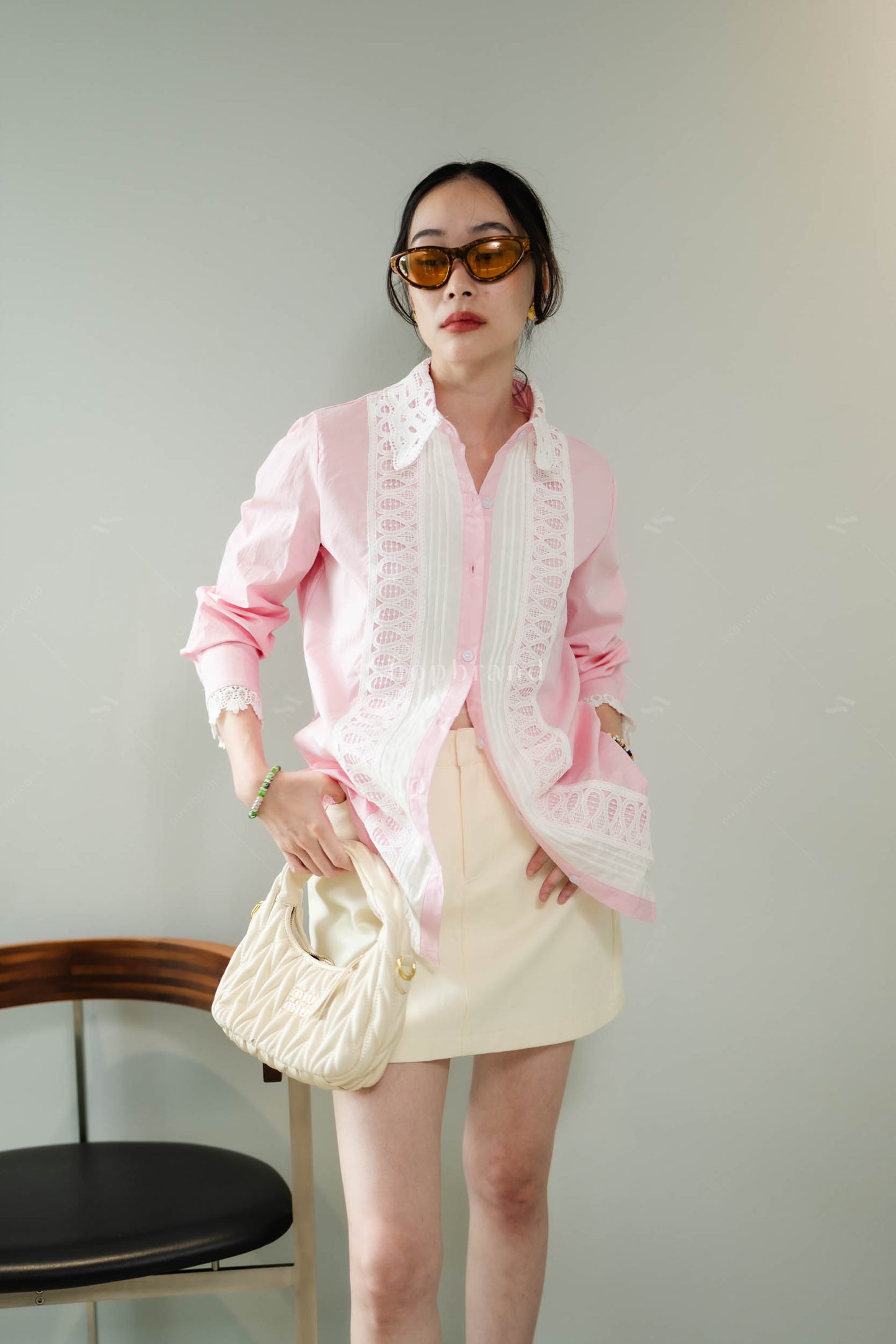 Lacey Love Shirt Pink