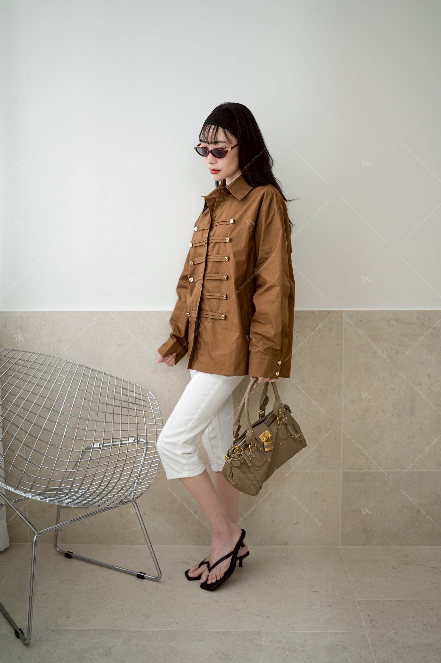 Estelle shirt Brown