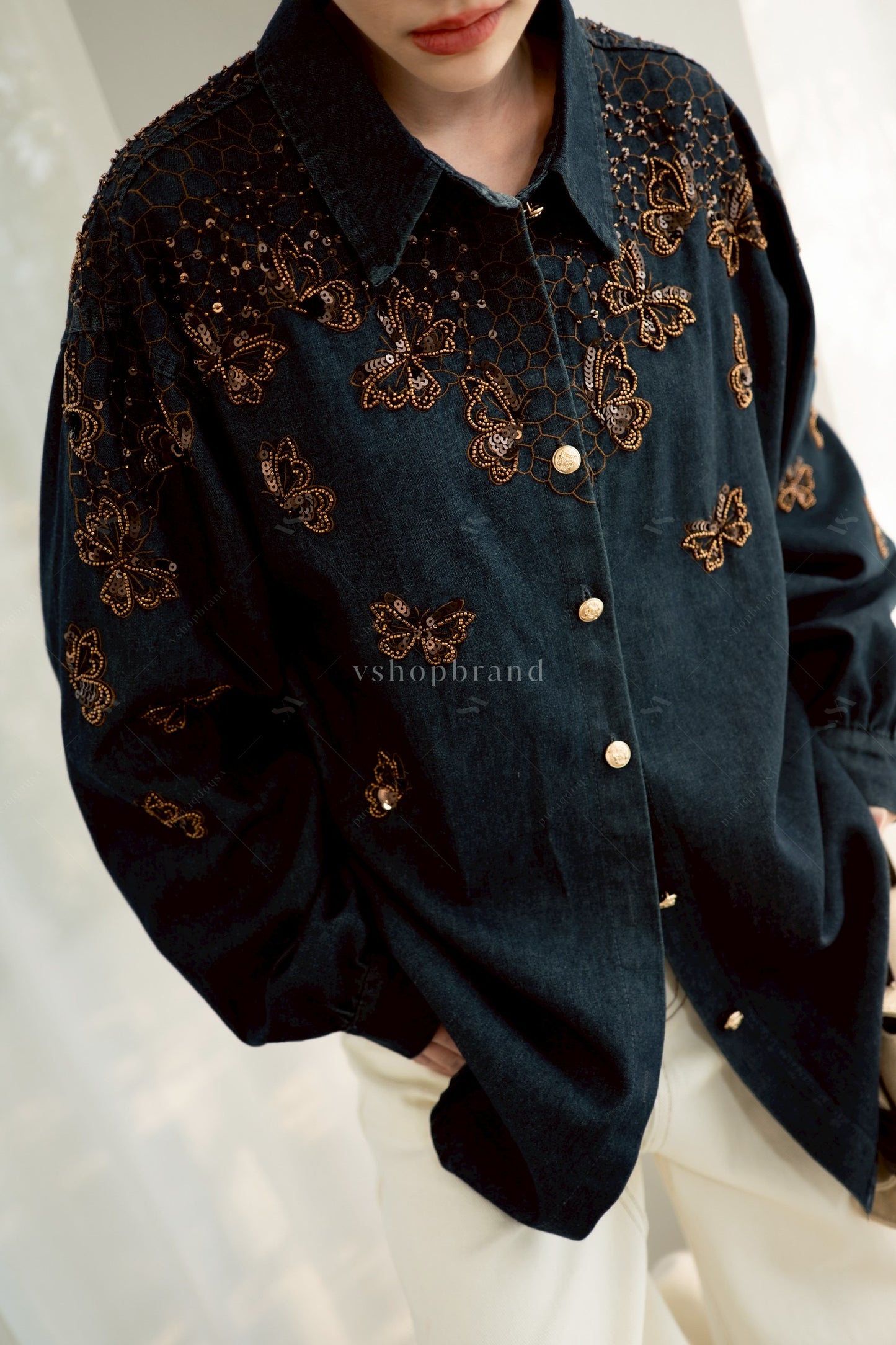 Butterfly shirt dark