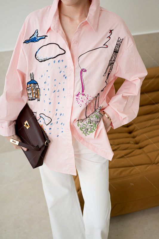 Blossom love shirt Pink