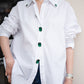 Bejewelled Shirt White