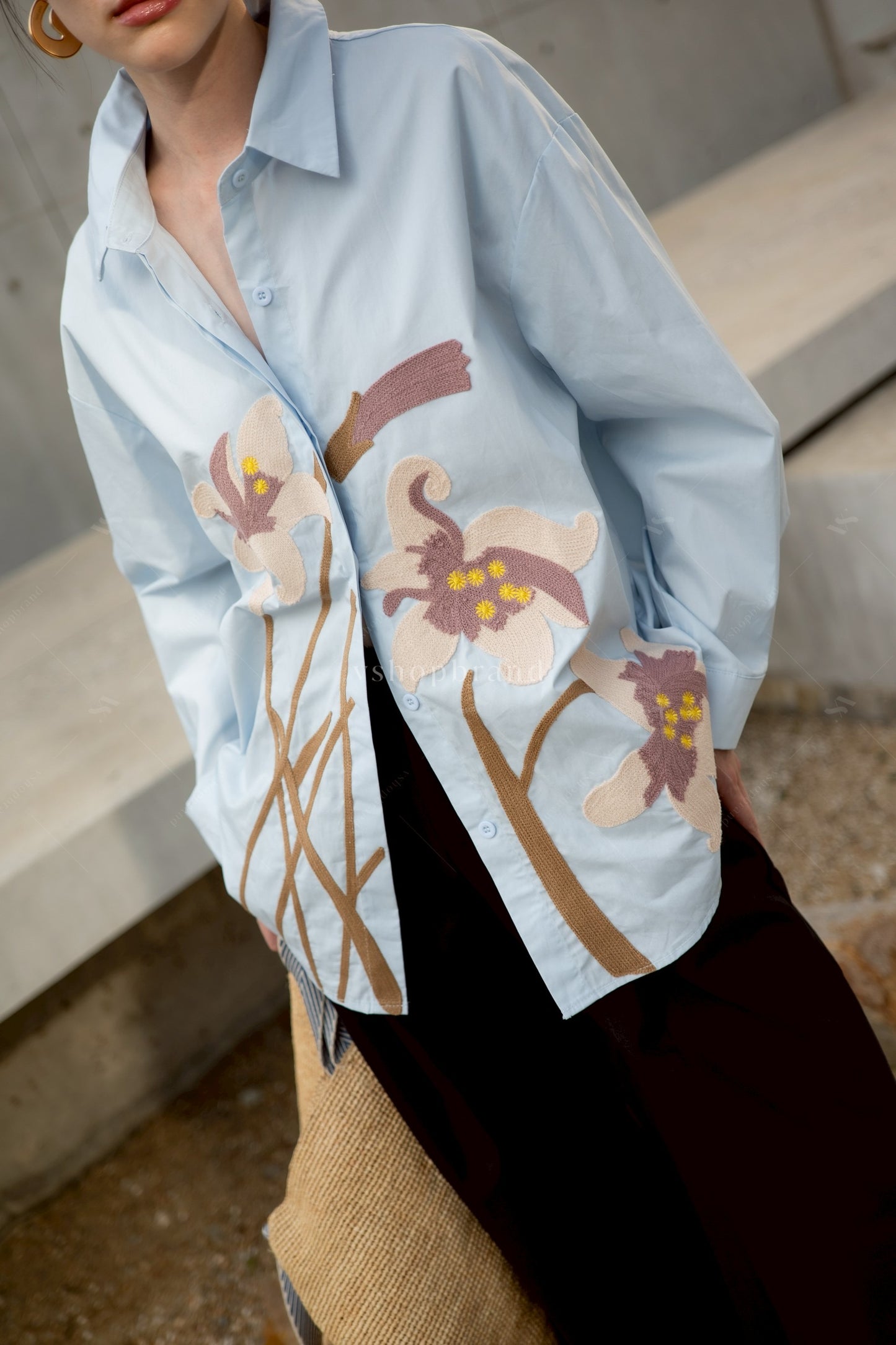 Floretta shirt Blue