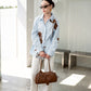 Blossom love shirt Blue