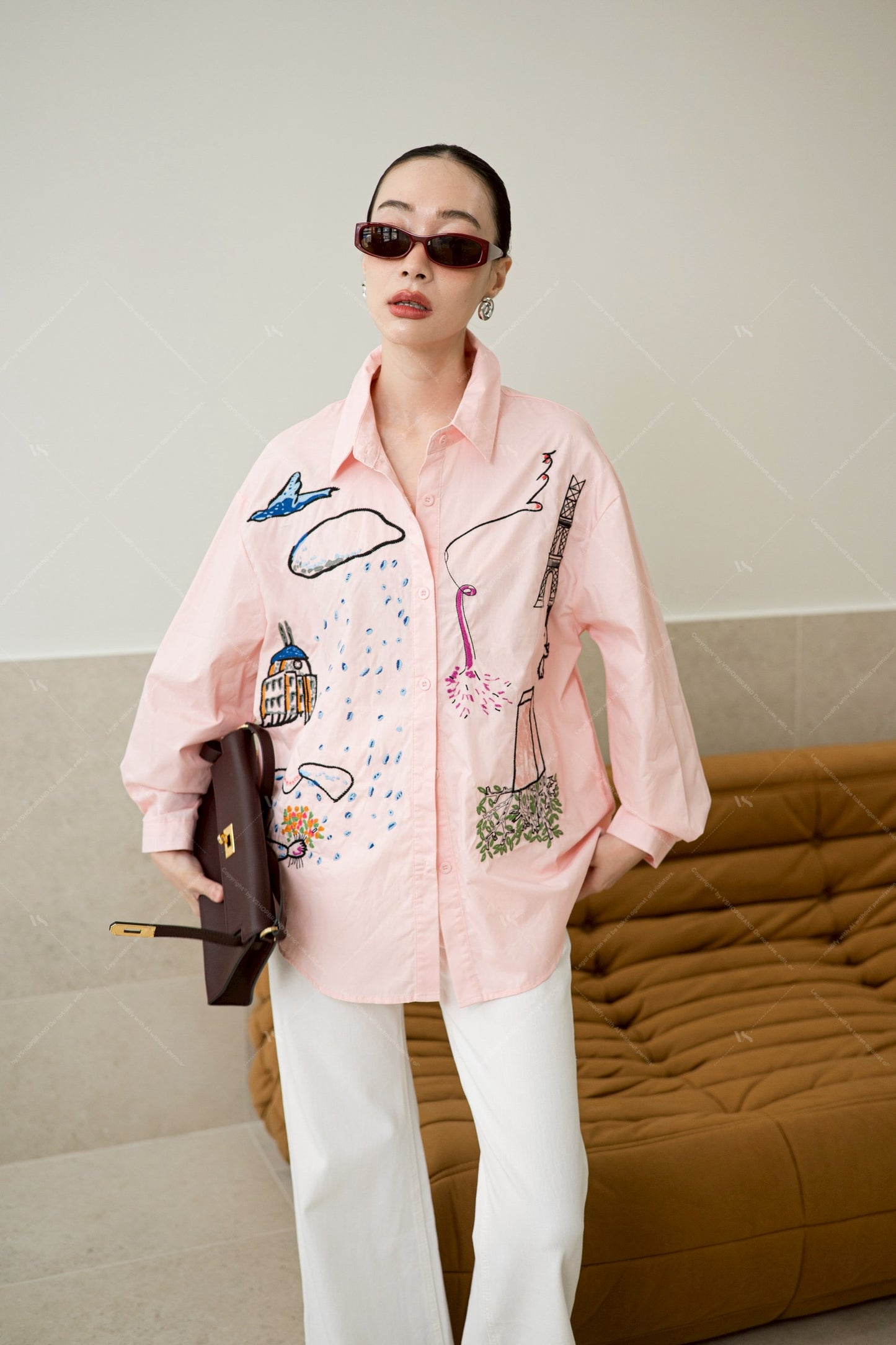 Blossom love shirt Pink