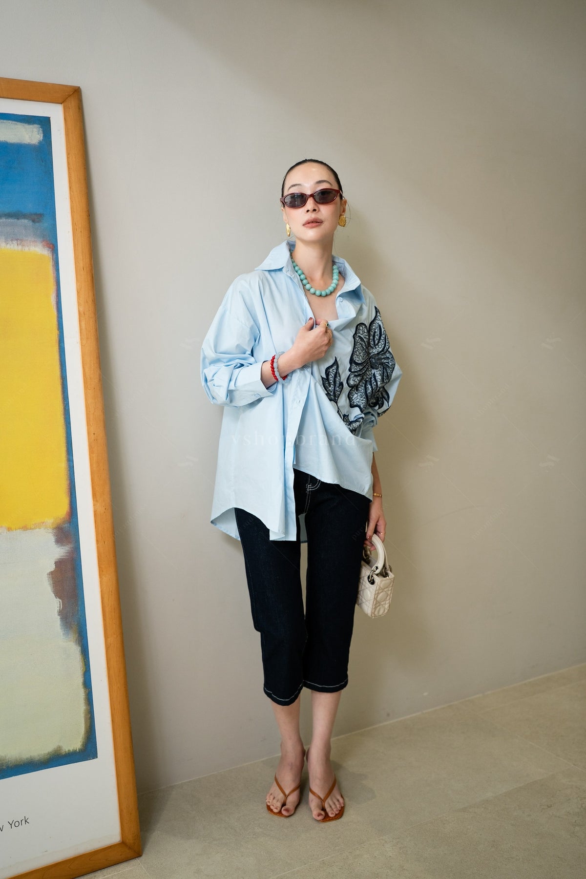 Floretta shirt Blue