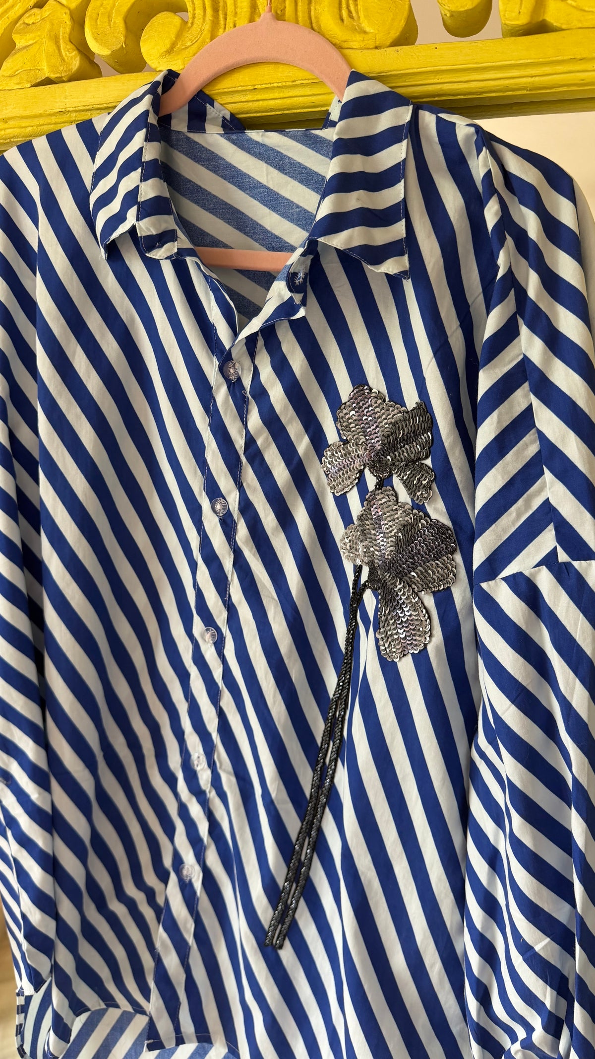 Flirty striped shirt
