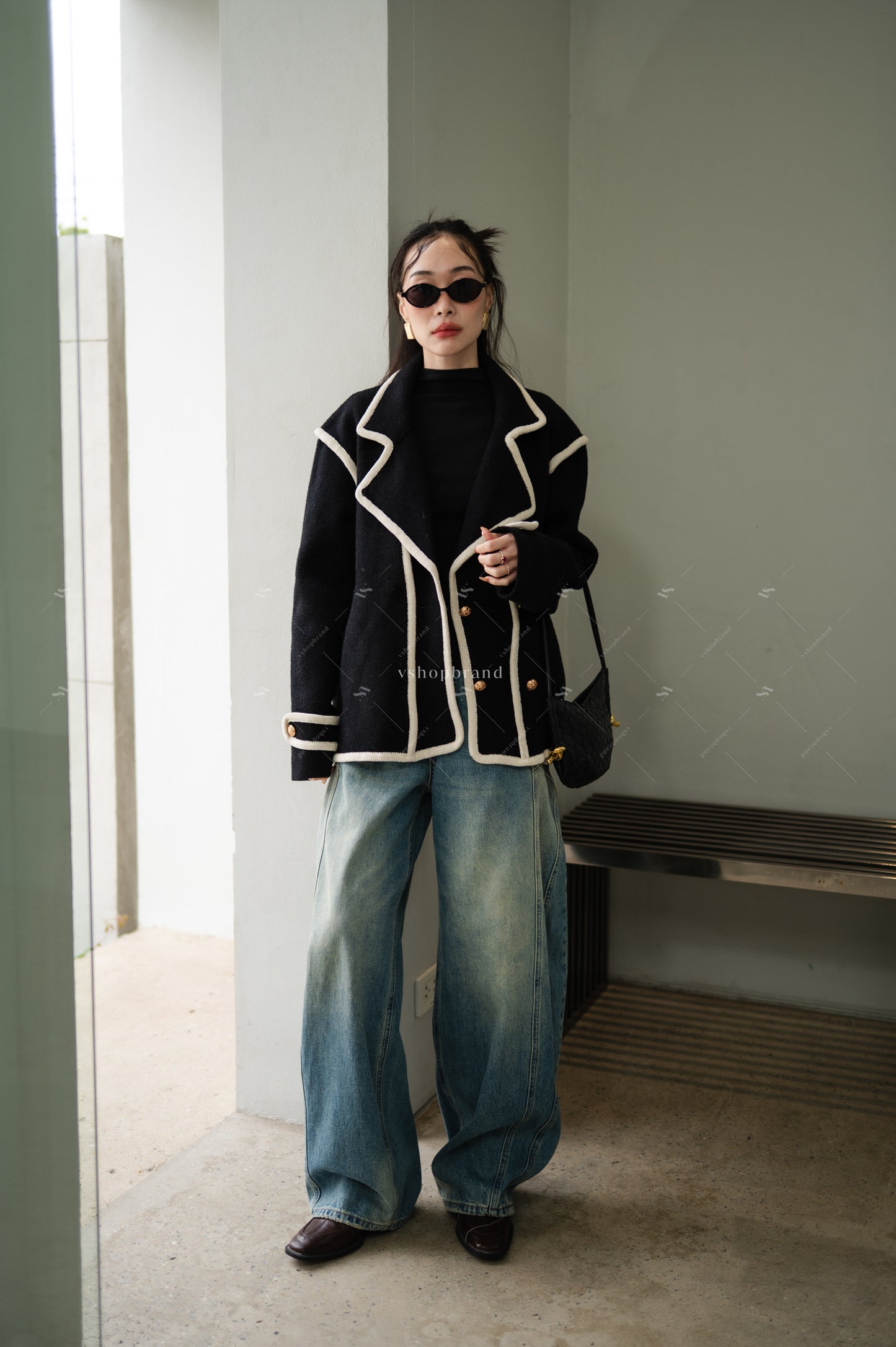 The celine jacket Black