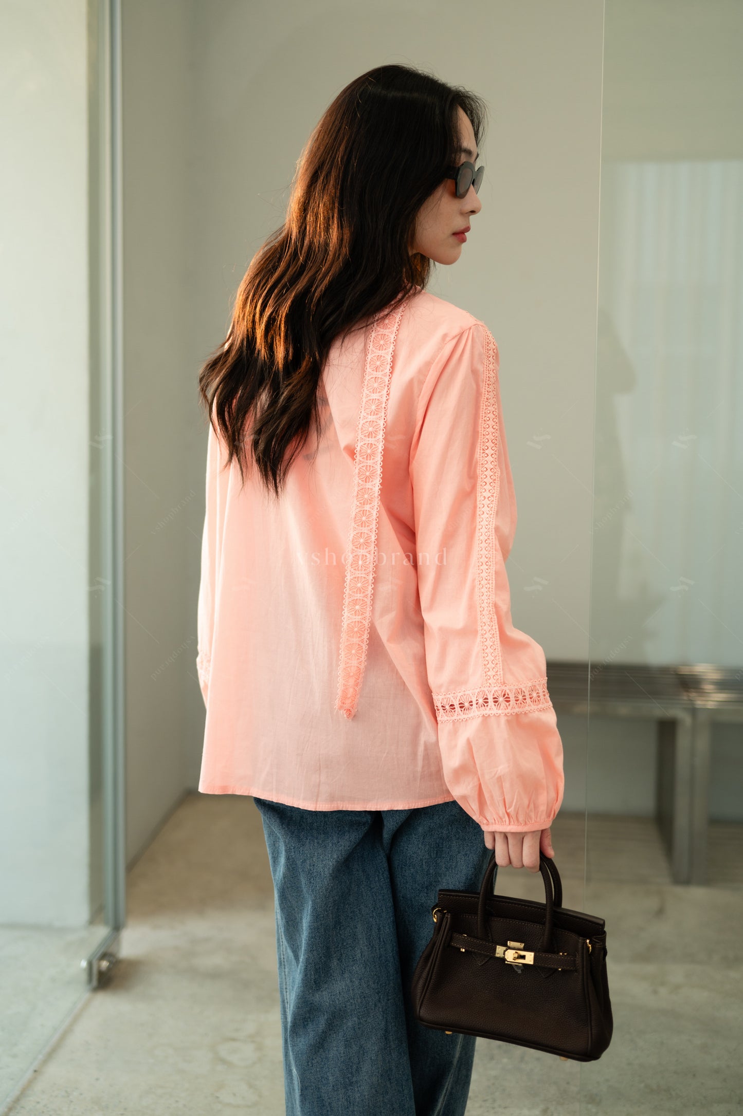 Lace Love Shirt Orange