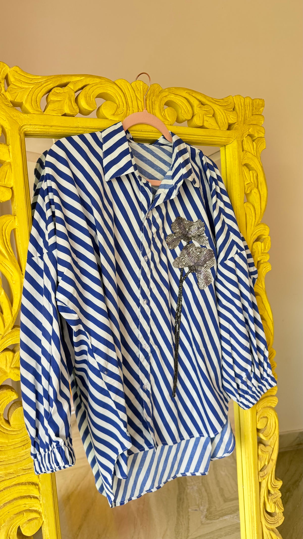 Flirty striped shirt