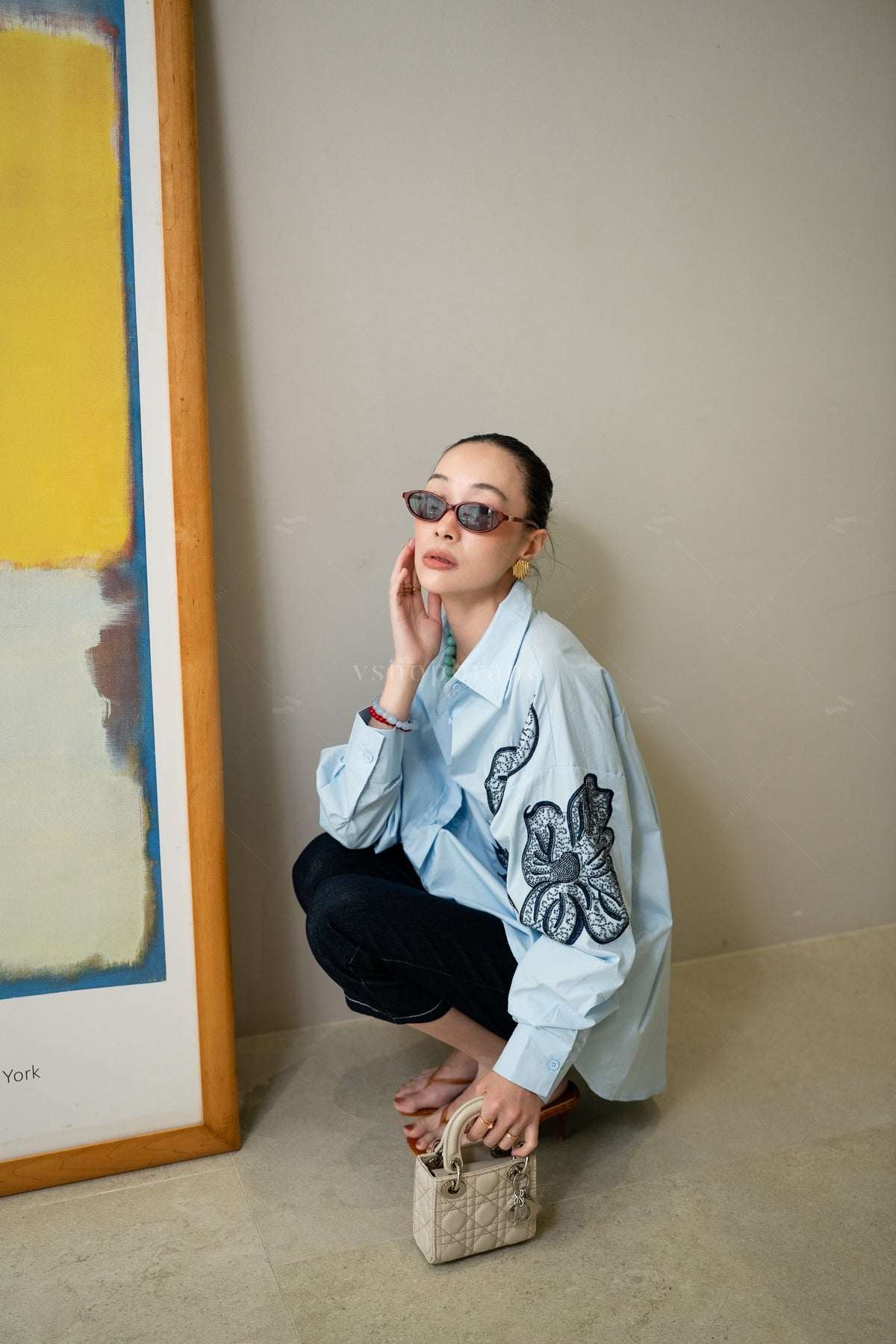 Floretta shirt Blue