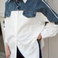 Denim Love White