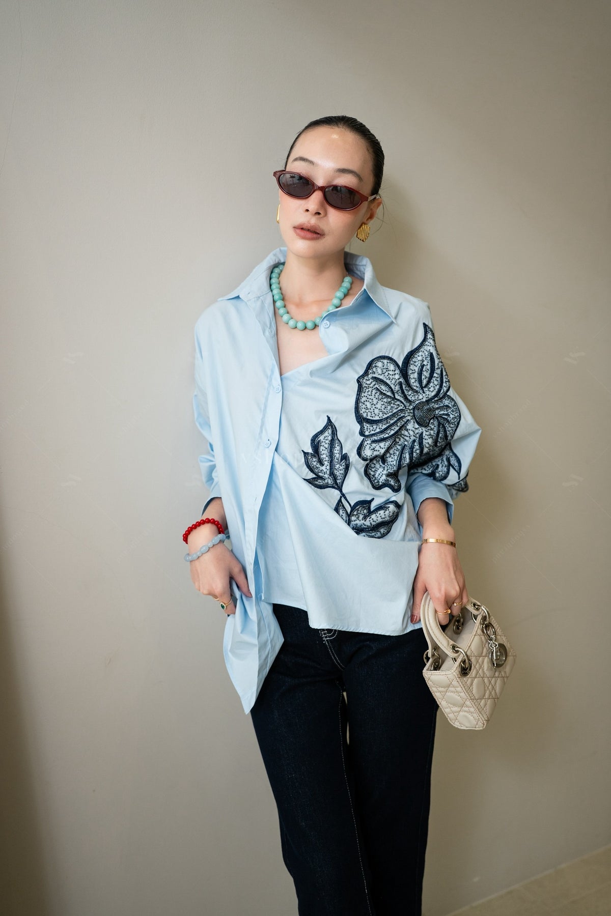 Floretta shirt Blue