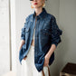 Starry nights denim shirt dark