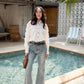 Lace Love Shirt White