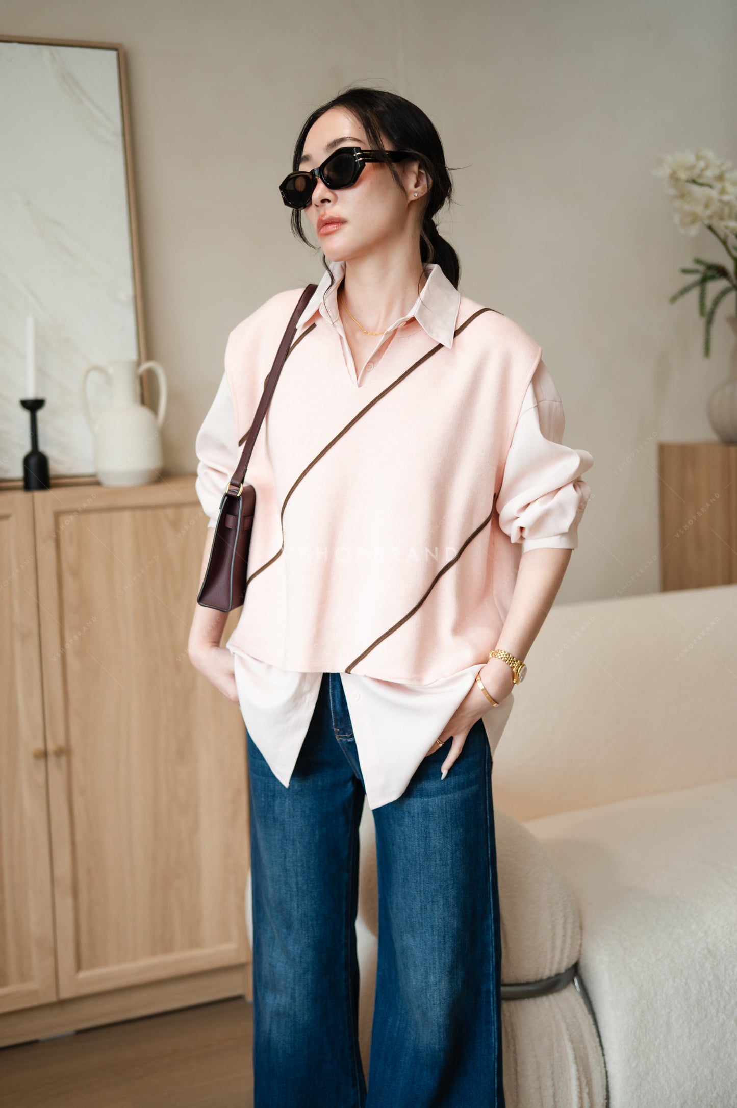 The Desire Tier Shirt pink