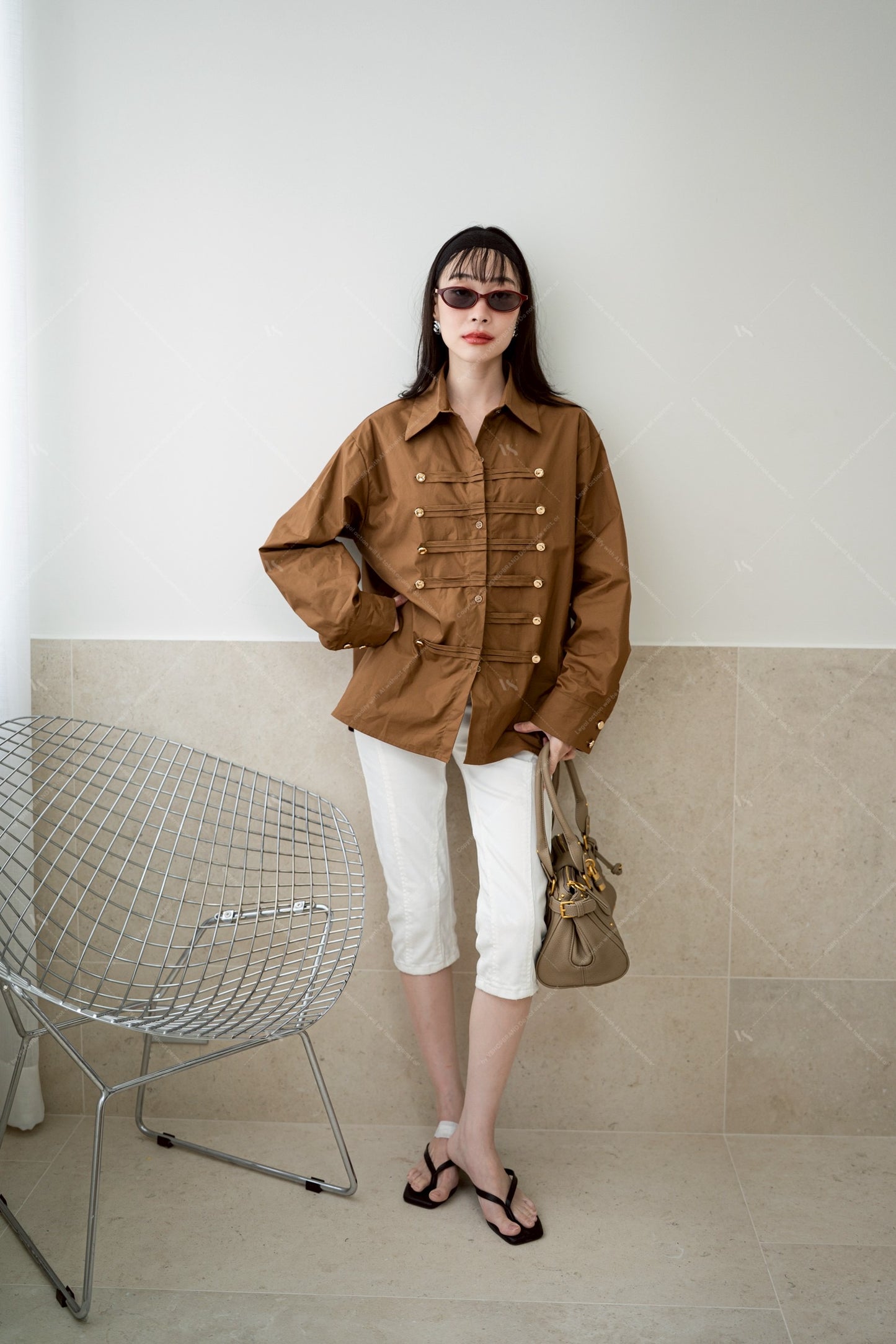 Estelle shirt Brown