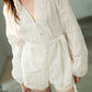 Lace Love Shirt White