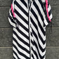 Striped sass dress