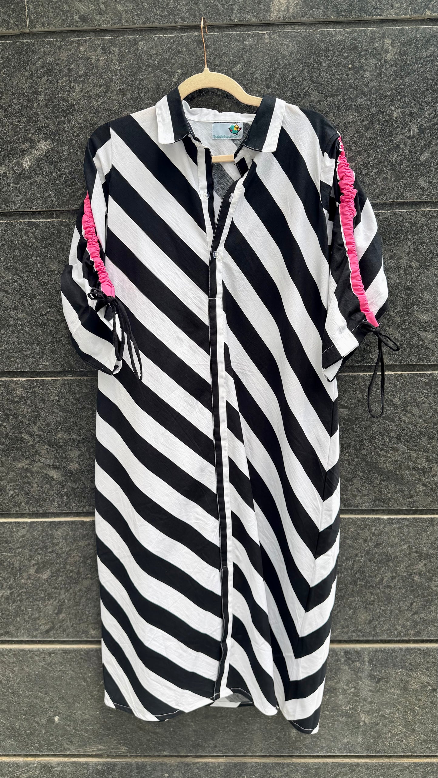Striped sass dress