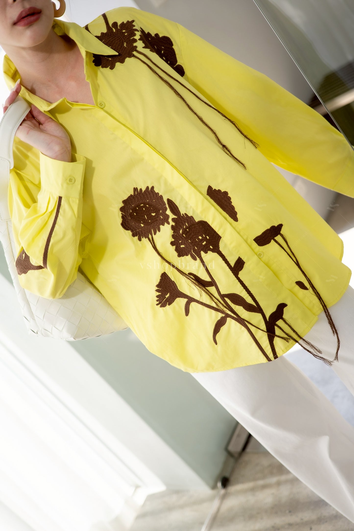 Blossom love shirt Yellow