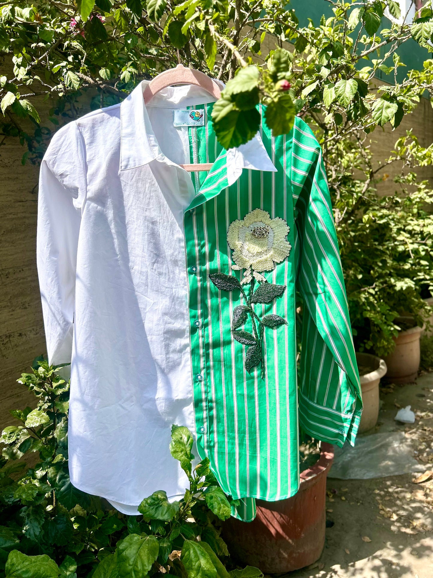 Call me Rose Shirt Green