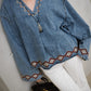 Denim boho love Light