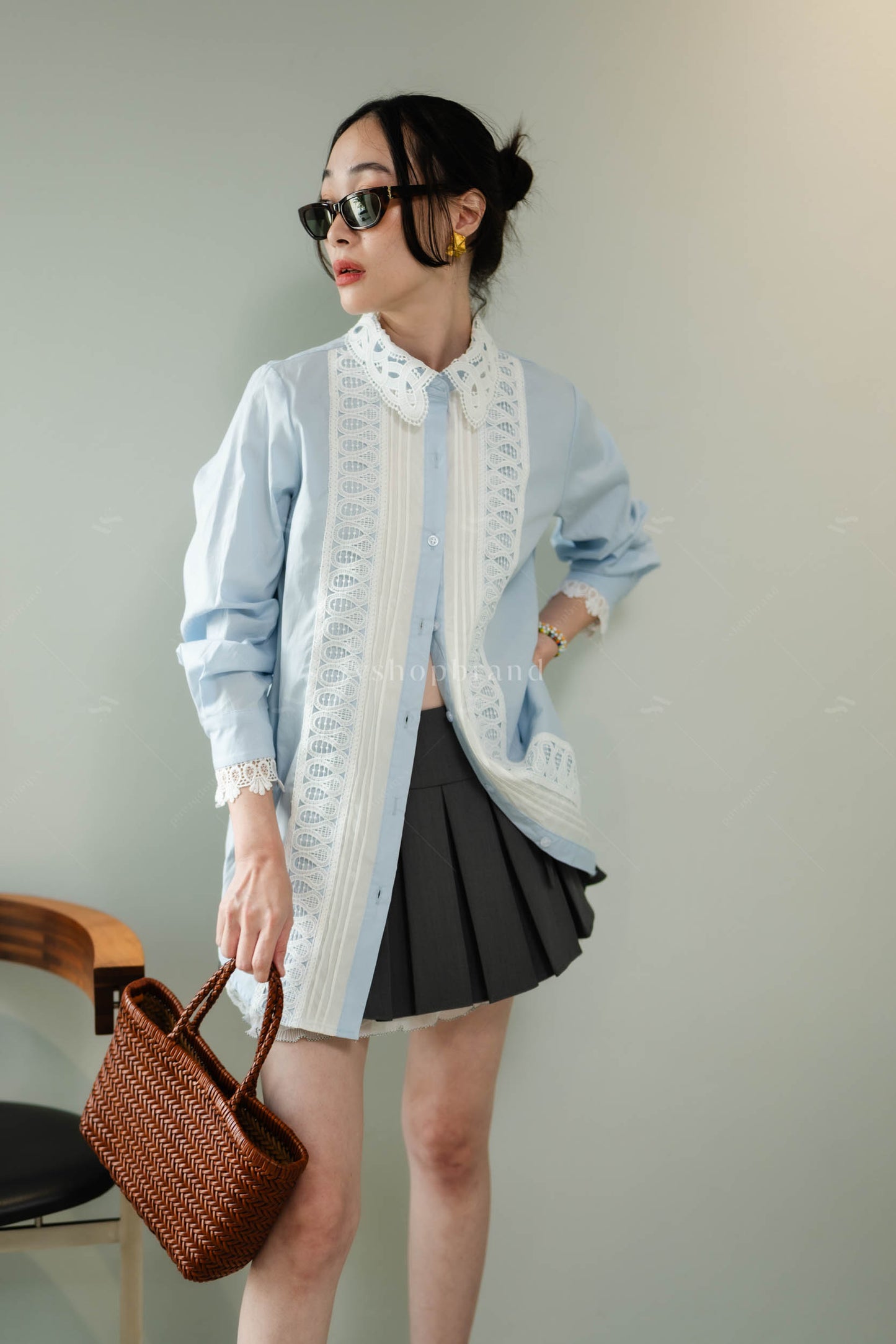 Lacey Love  Shirt BLUE